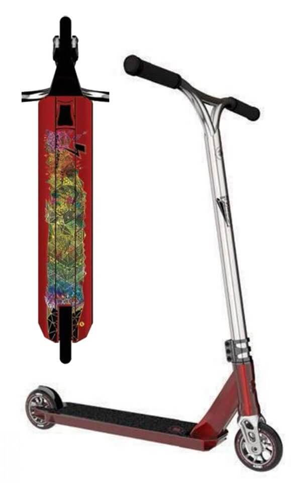 Lucky Covenant Pro Scooter Finished In Red Lucky Covenant Pro Scooter Finished In Red