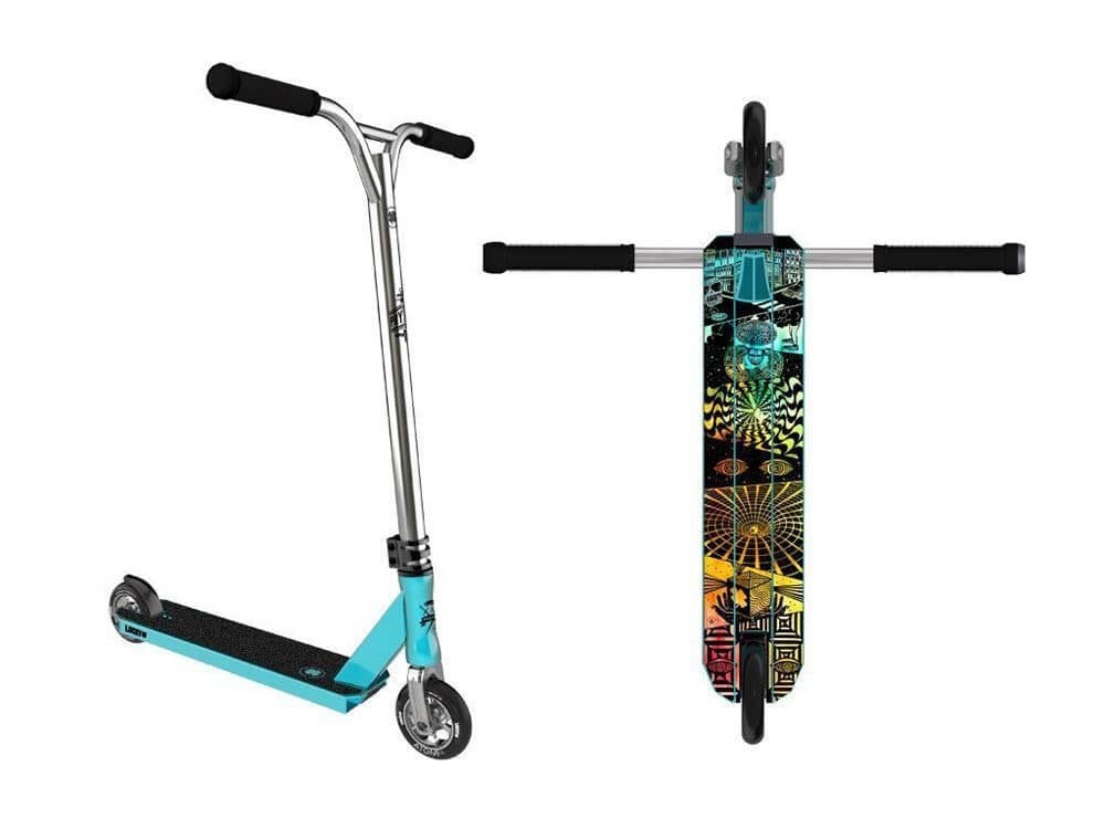 Lucky Prospect Pro Scooter In Teal And Chrome Lucky Prospect Pro Scooter In Teal And Chrome