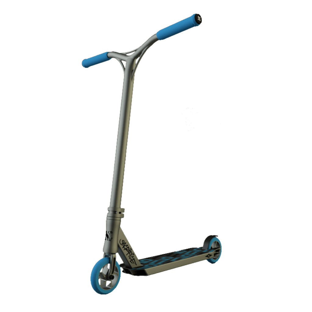 SACRIFICE FLYTE 115 SERIES COMPLETE SCOOTER TITANIUM / AQUA MyProScooter