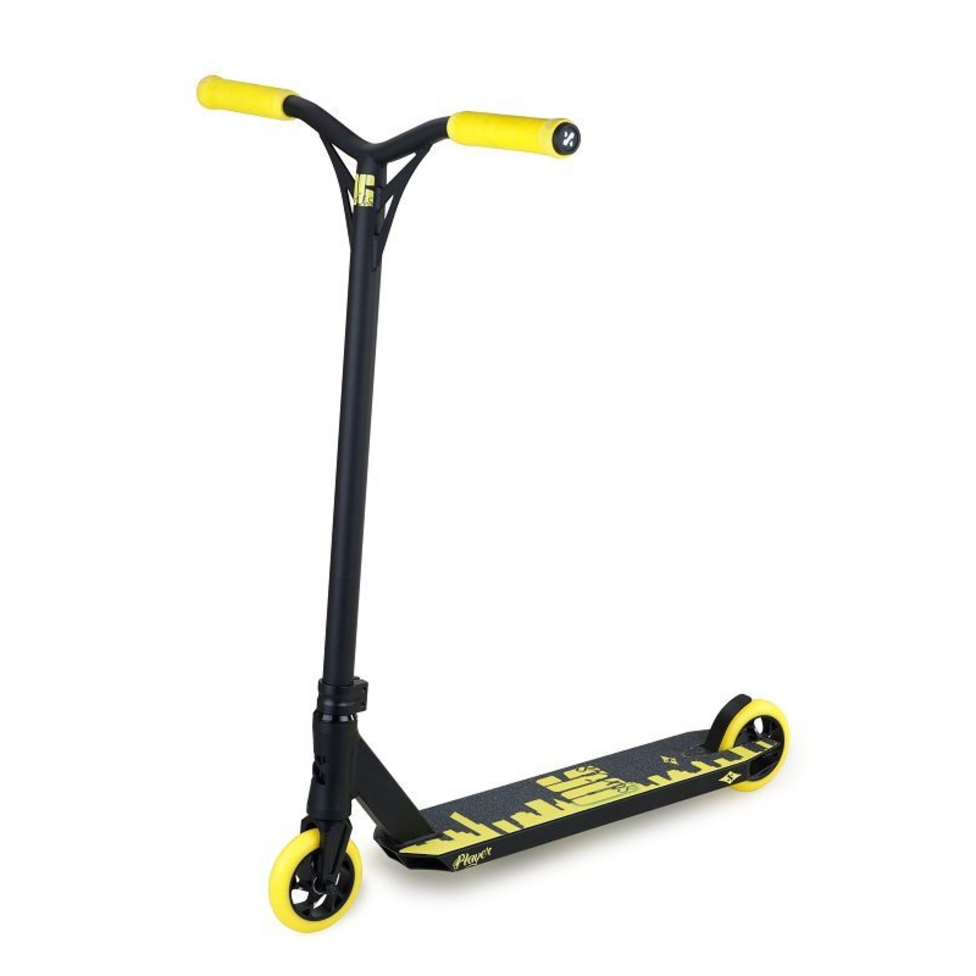 yellow scooter