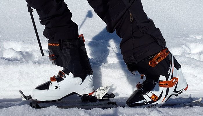 skiing shoes