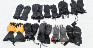 Different kinds of snowboarding gloves