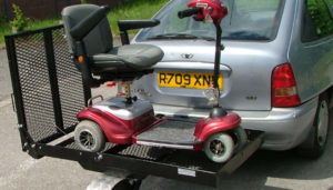 Mobility scooter trailers